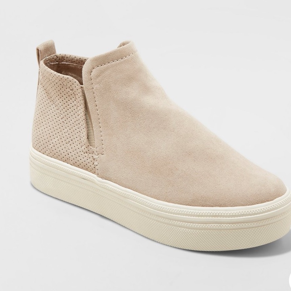 Women’s Liz Microsuede high top sneakers